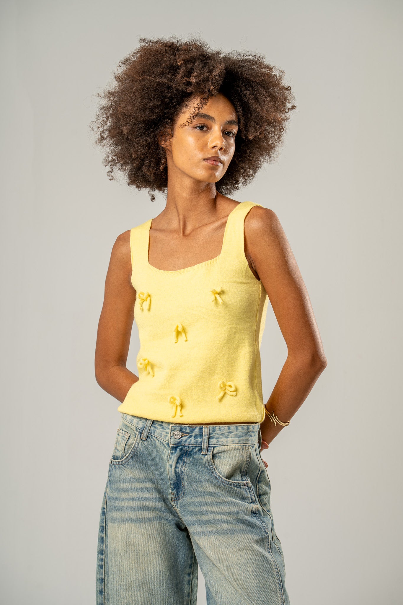 Bow Knitted Top